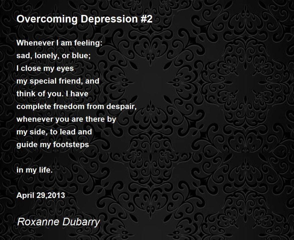 best poems about overcoming depression