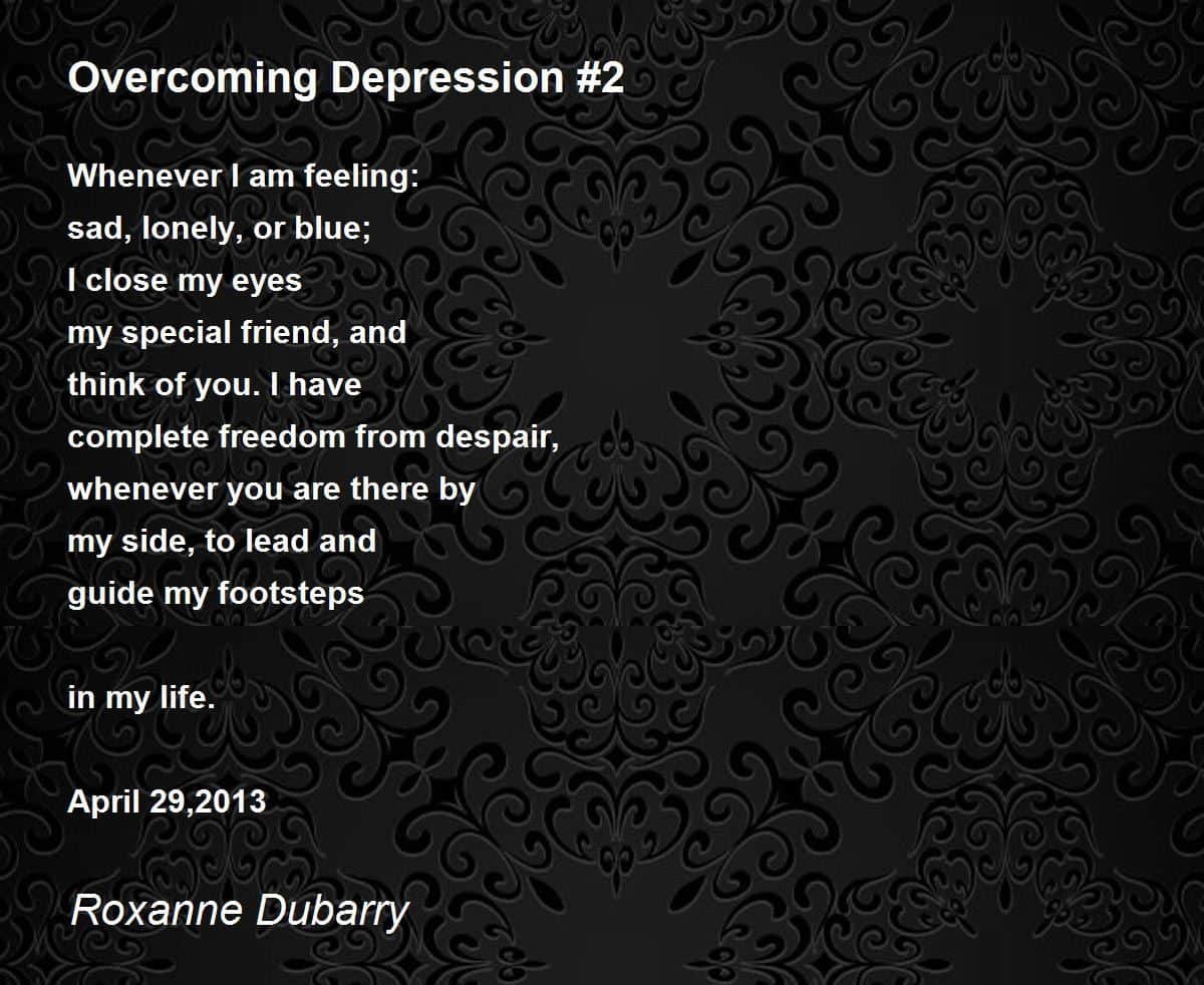 best poems about overcoming depression