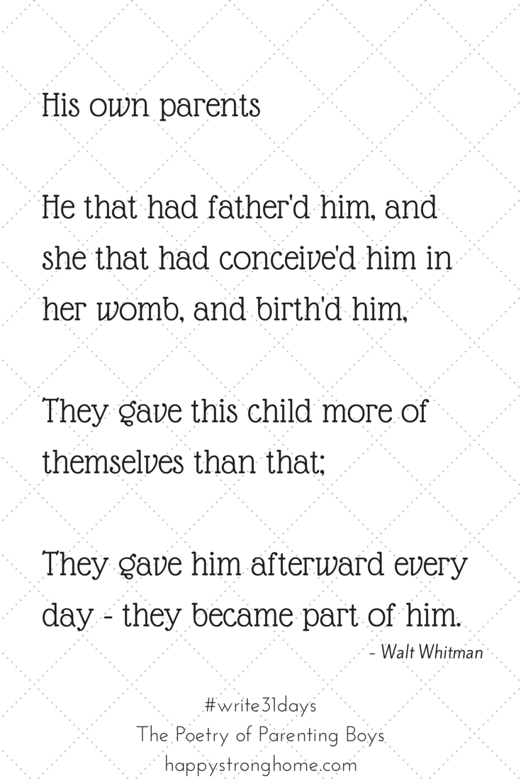 best poems about parenting