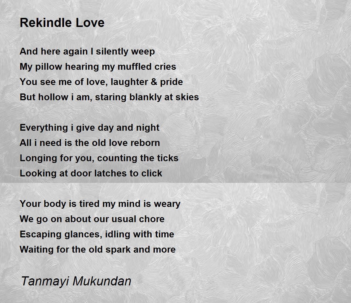 best poems about rekindling love
