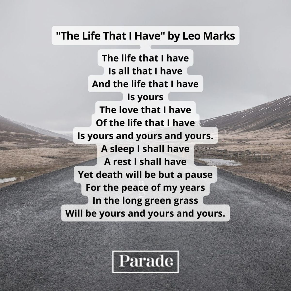 best poems celebrate life