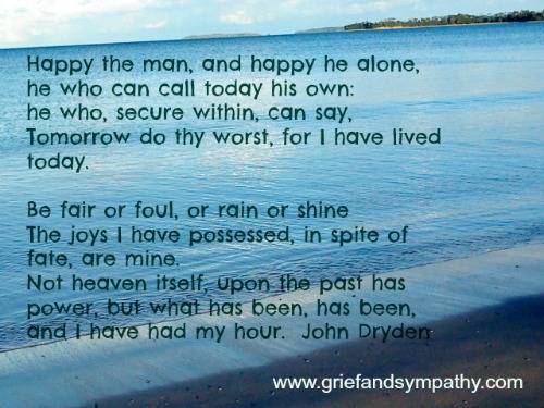 best poems death father
