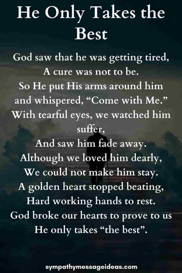 best poems for dads funeral