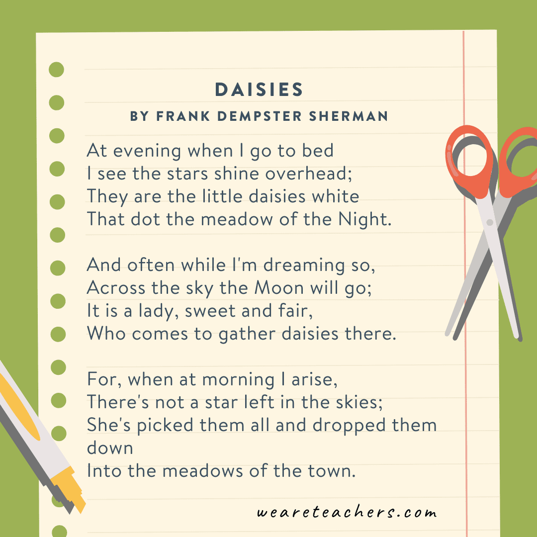 best poems for third graders to recite