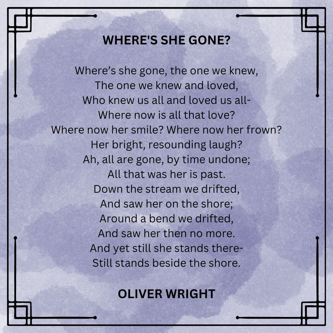 best poems of comfort for loss of mother