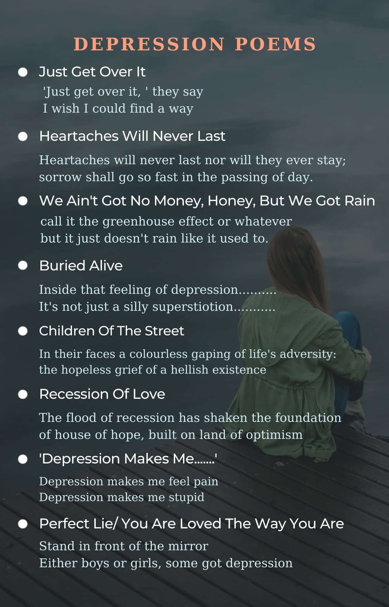 best poems to cheer up a depressed friend