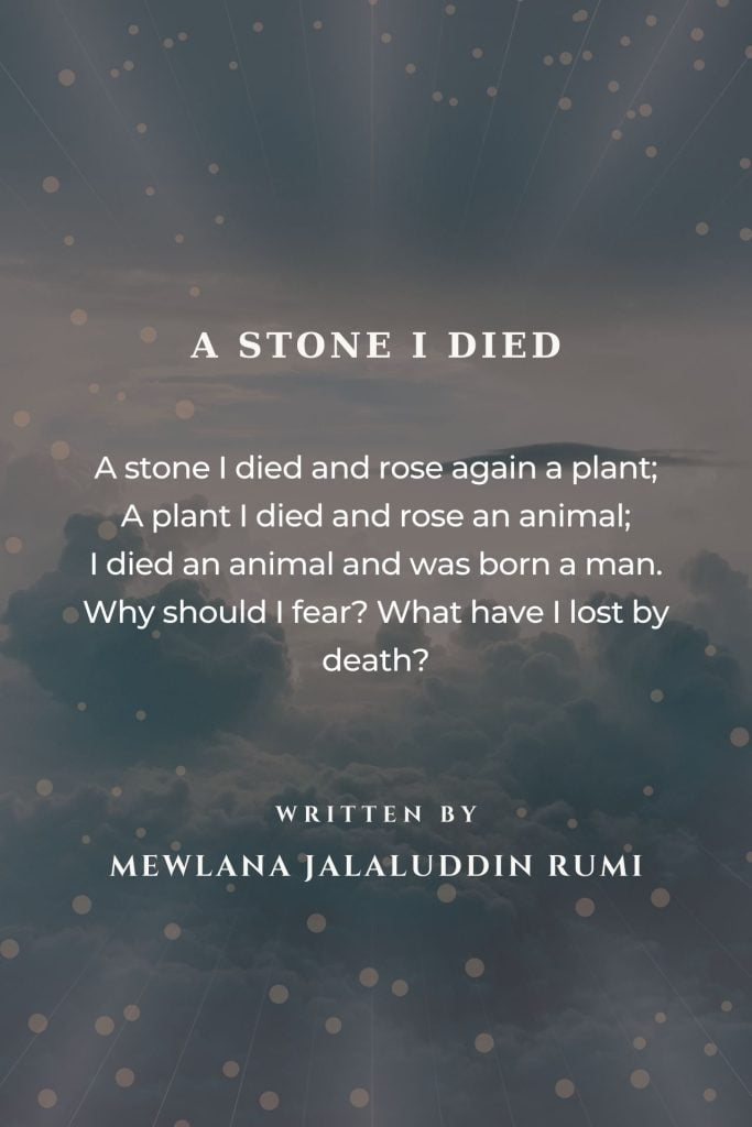 best rumi poems on death