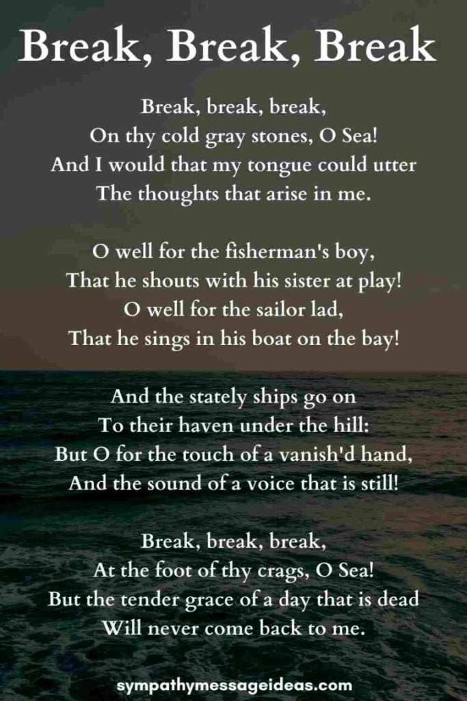 best sailing poems for funerals