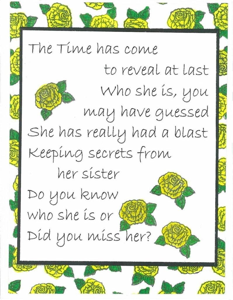 best secret pal reveal poems