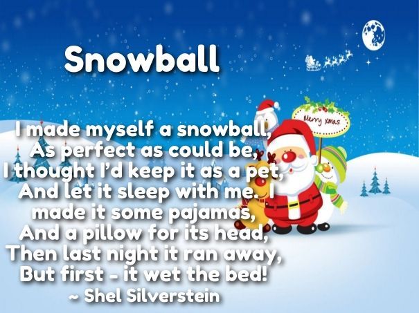 best short funny christmas poems