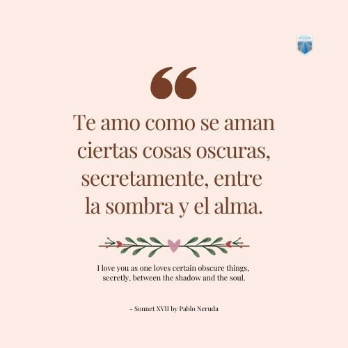 best short spanish poems about love