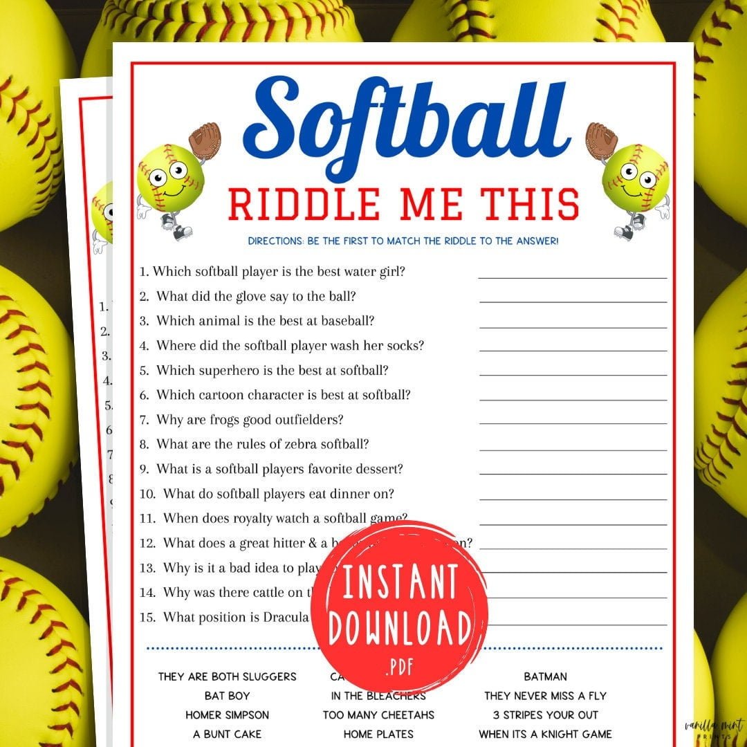 best softball riddles