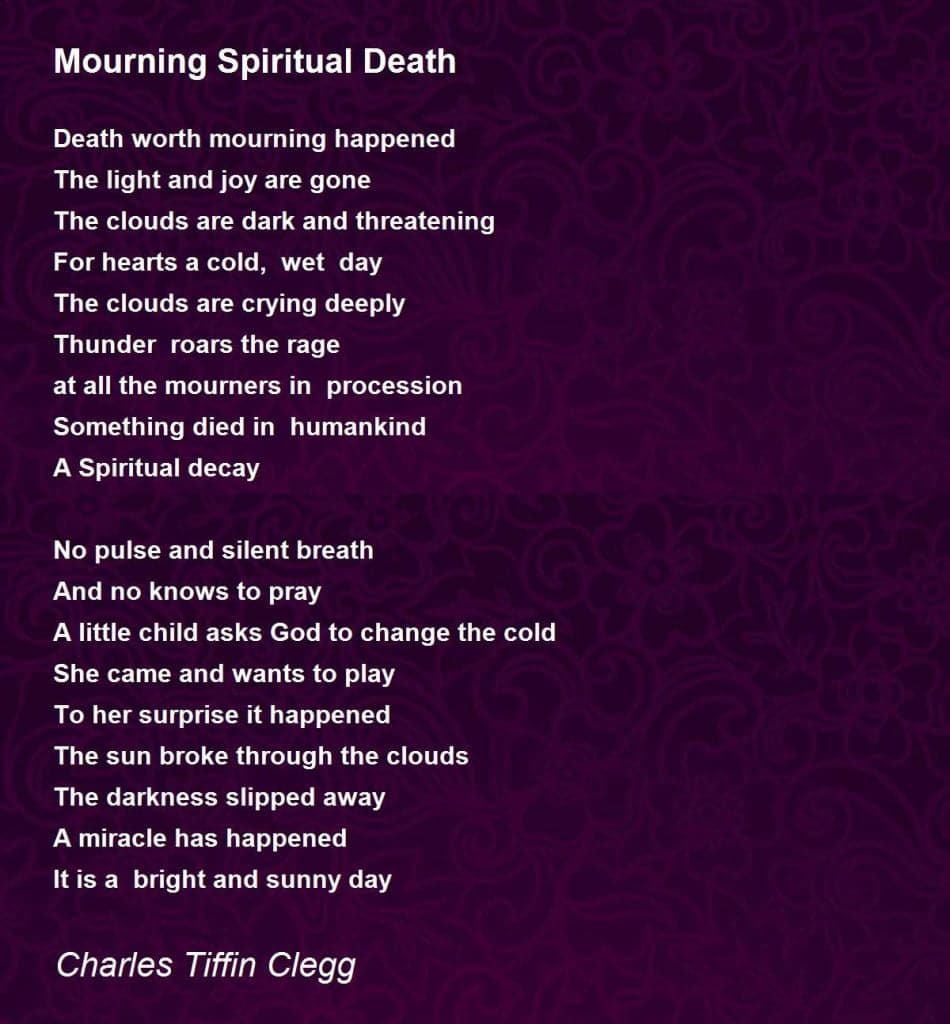 best spiritual poems on death