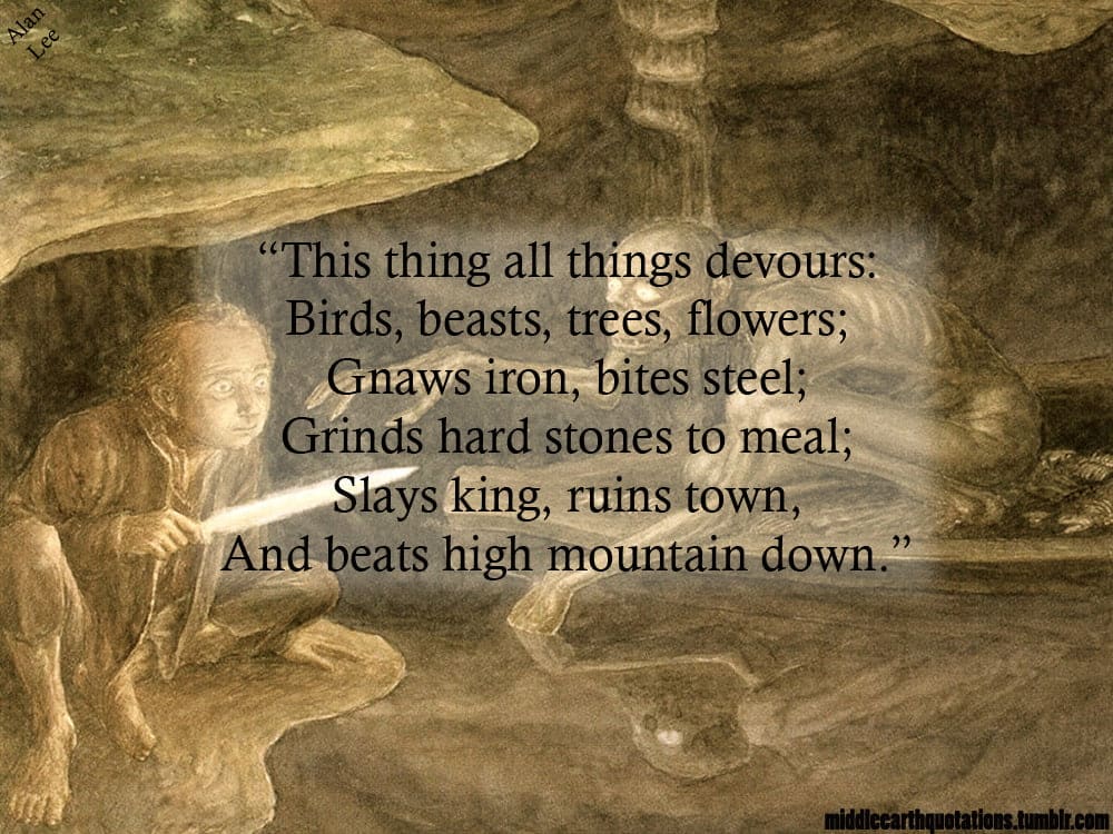 best tolkein riddles