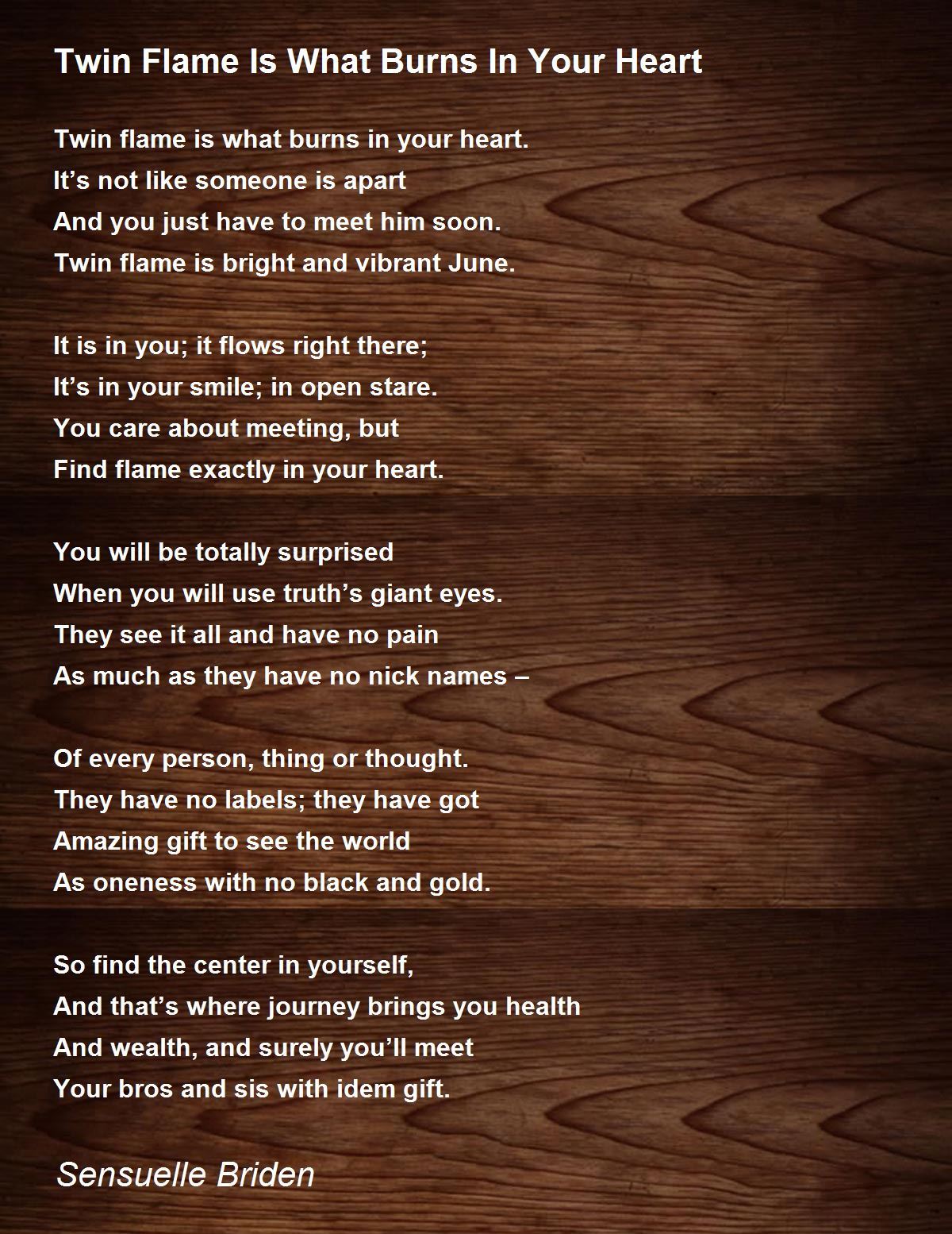 best twin flame poems for him