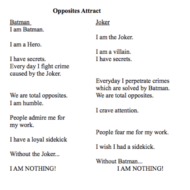 best two person poems