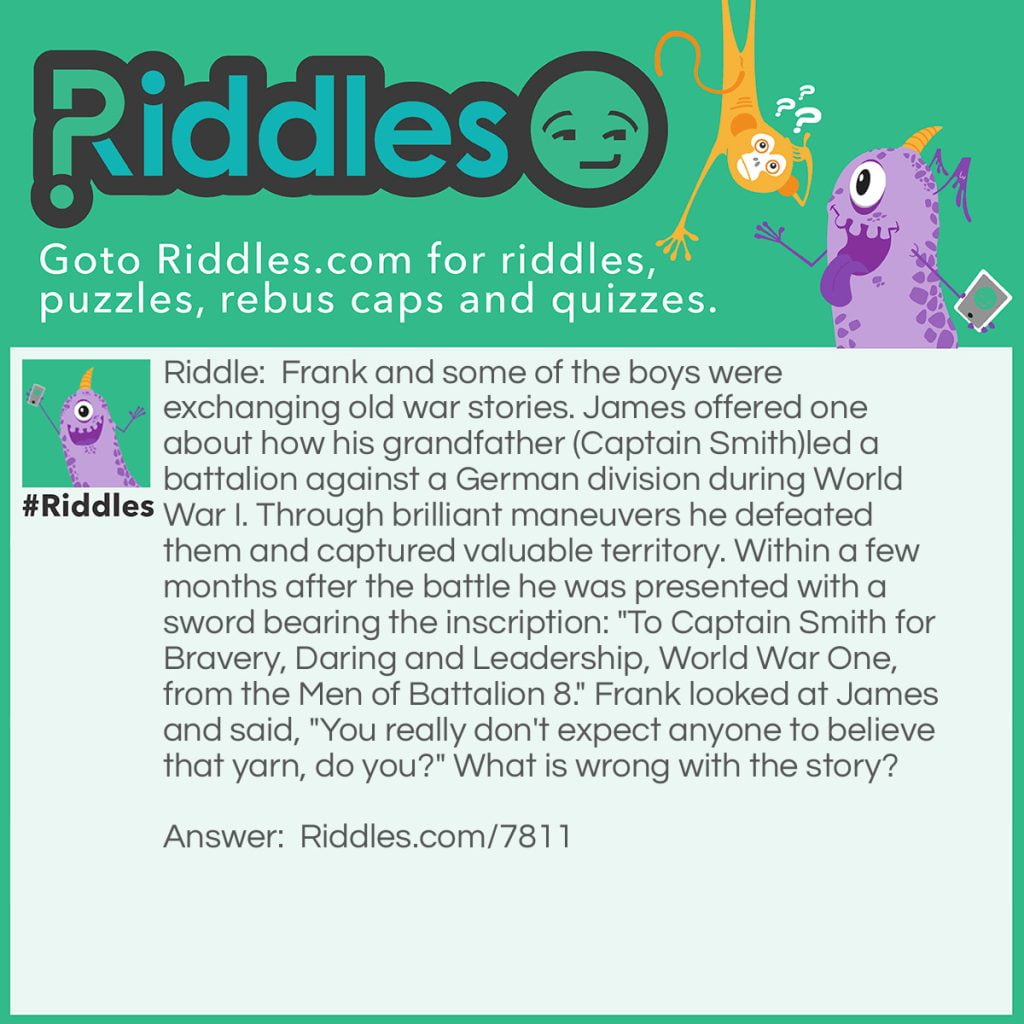 best war riddles