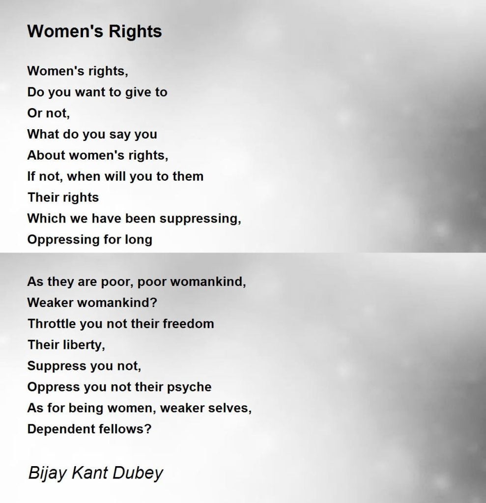 best womencabcs rights poems