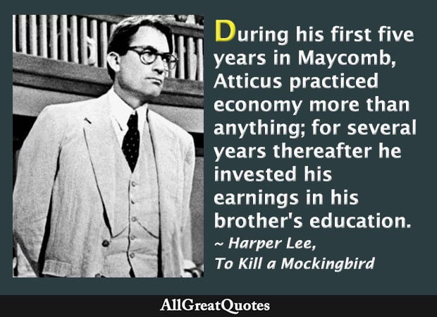best atticus finch character traits and quotes