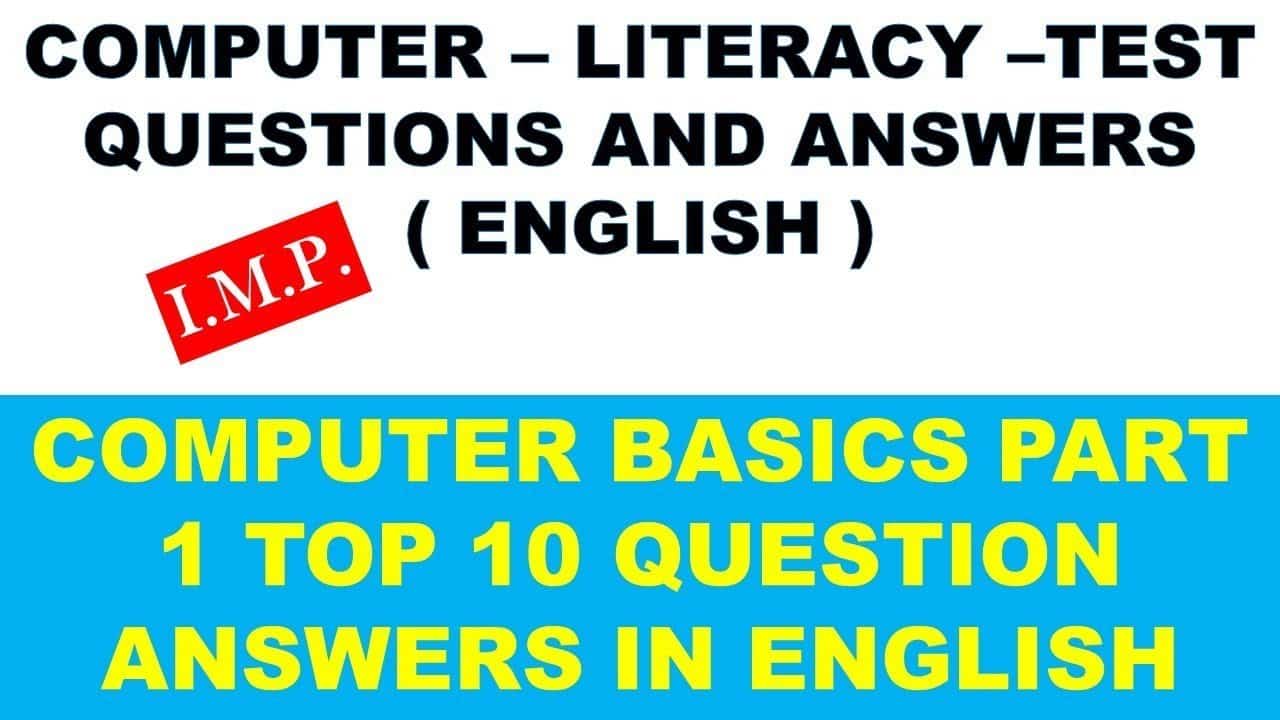 best basic computer tests questions