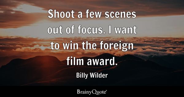best billy wilder quotes