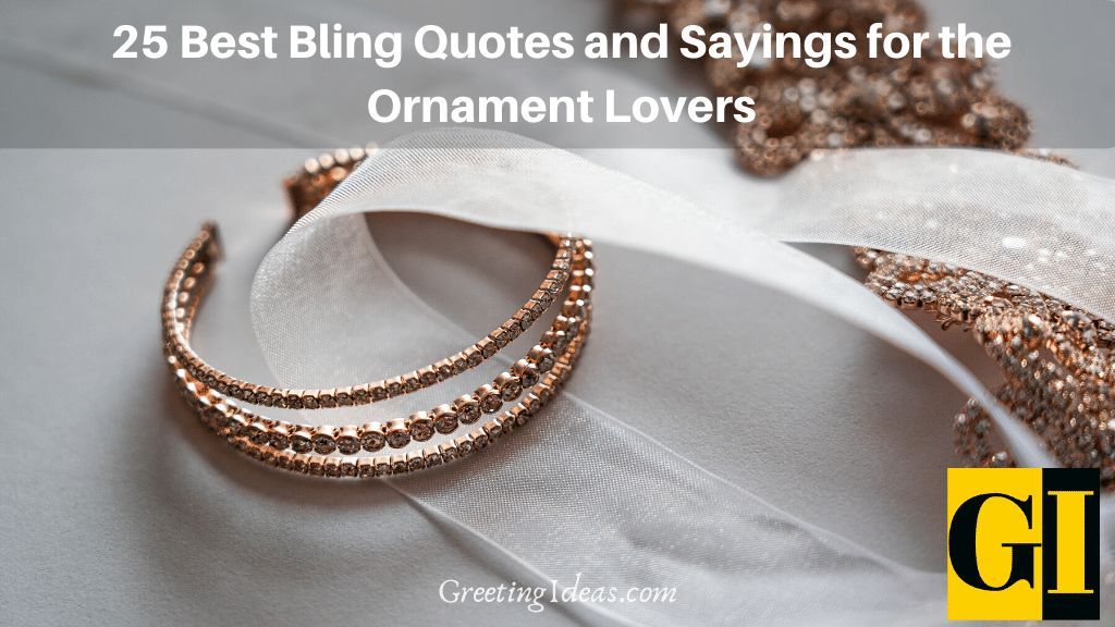 best bling bling quotes