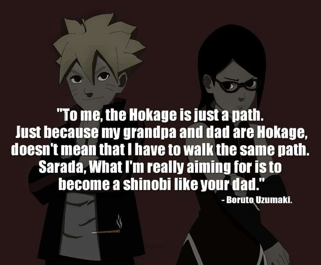 best boruto quotes