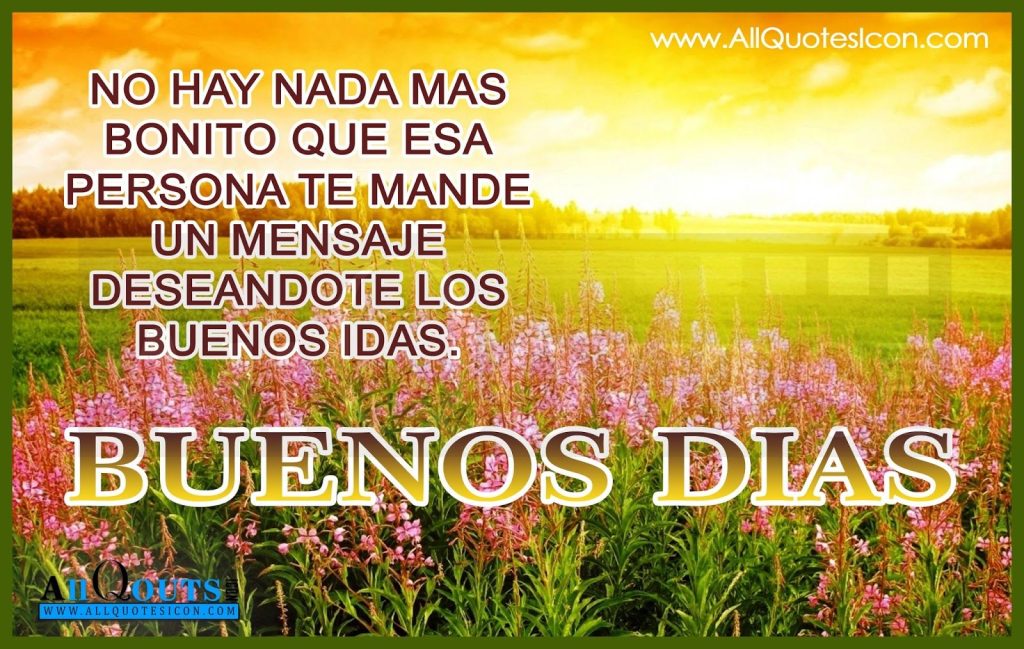 best buenos dias and quotes