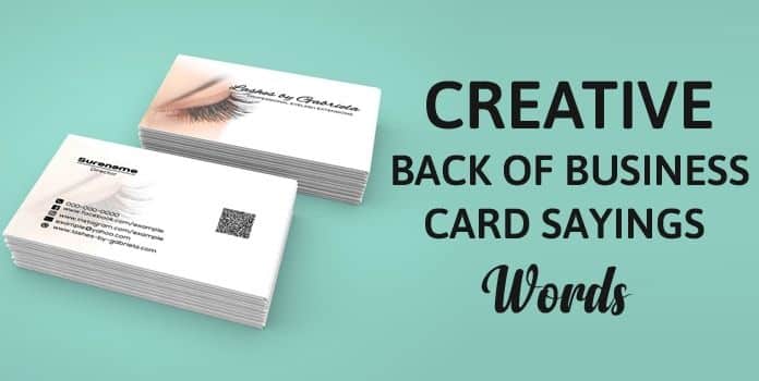 best business card quotes
