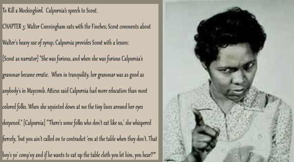 best calpurnia quotes to kill a mockingbird