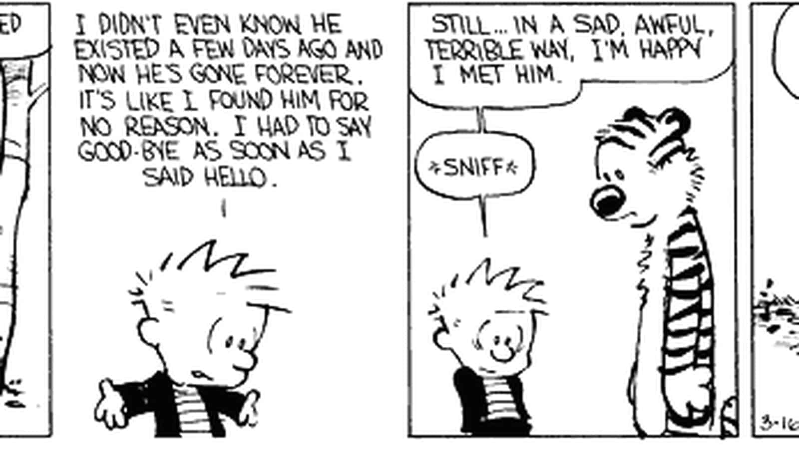 best calvin and hobbes deep quotes
