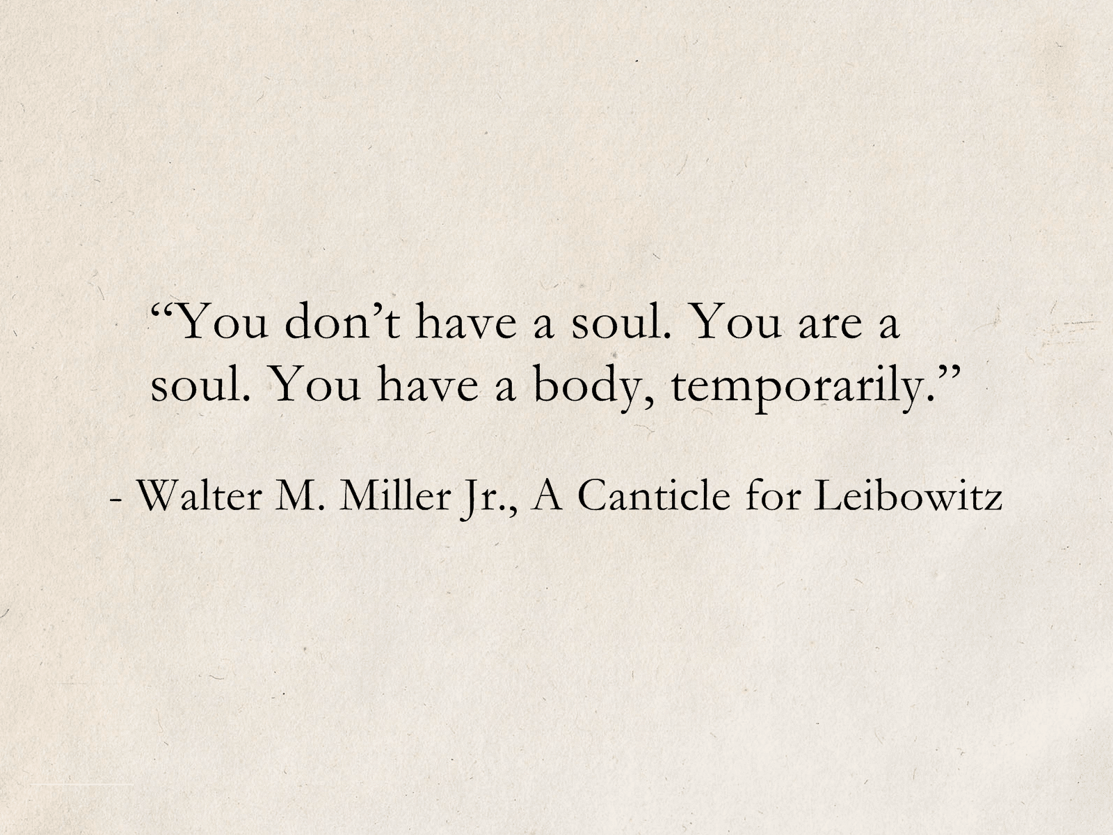 best canticle for leibowitz quotes