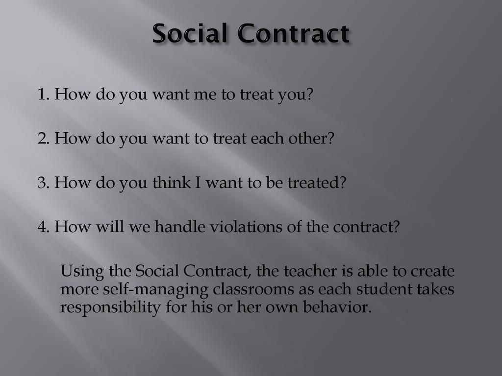 best capturing kids hearts social contract questions
