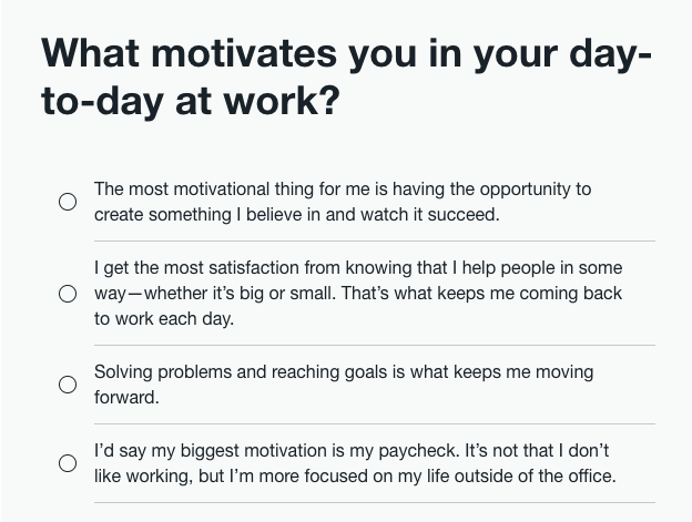best career questions for students