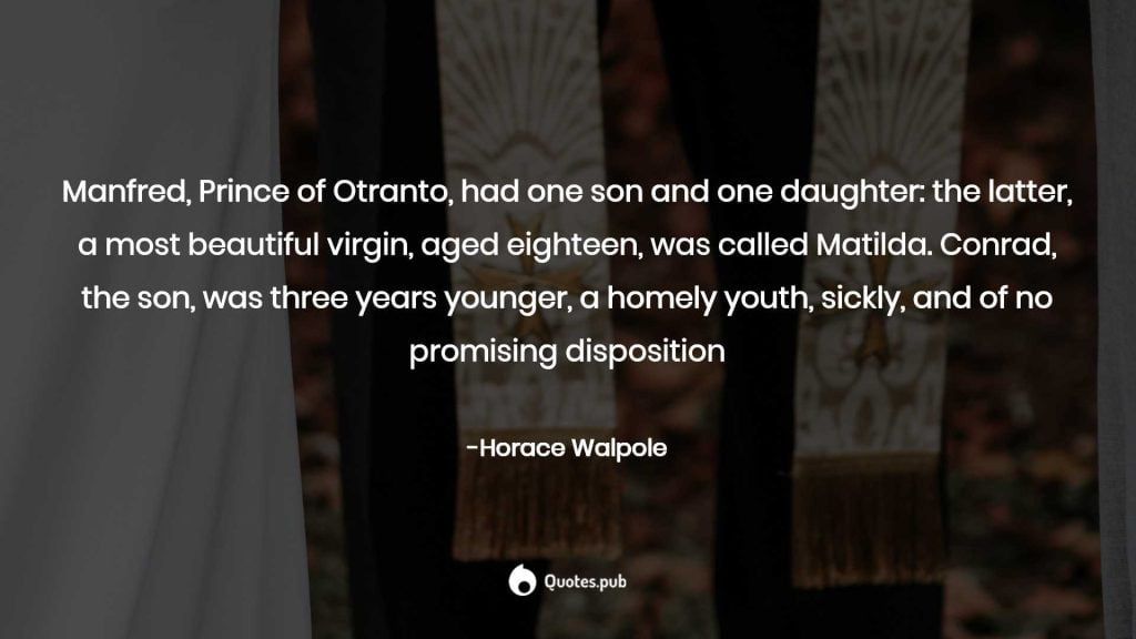 best castle of otranto quotes