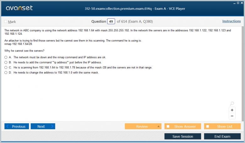 best ceh questions