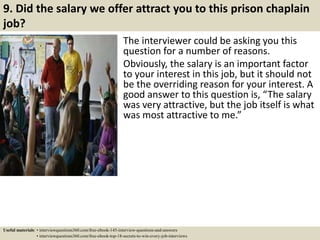 best chaplain interview questions