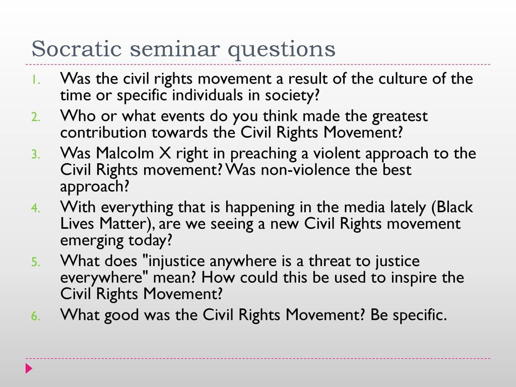 best civil rights questions