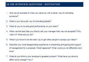 best clerk interview questions