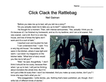 best click clack the rattlebag questions