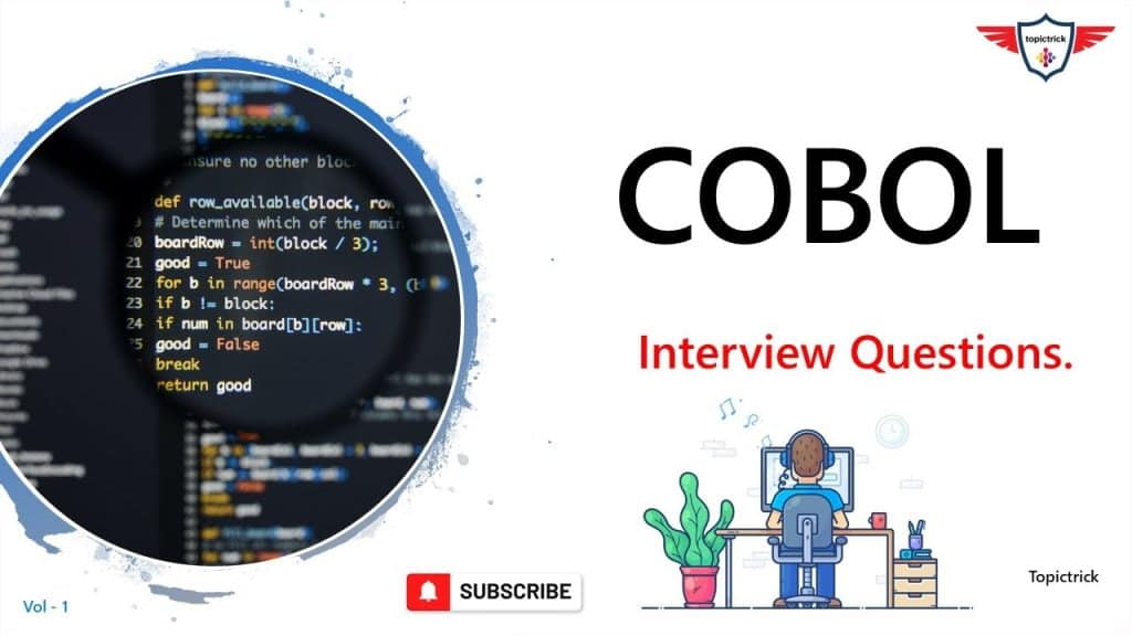 best cobol interview questions