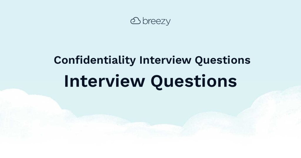 best confidential questions