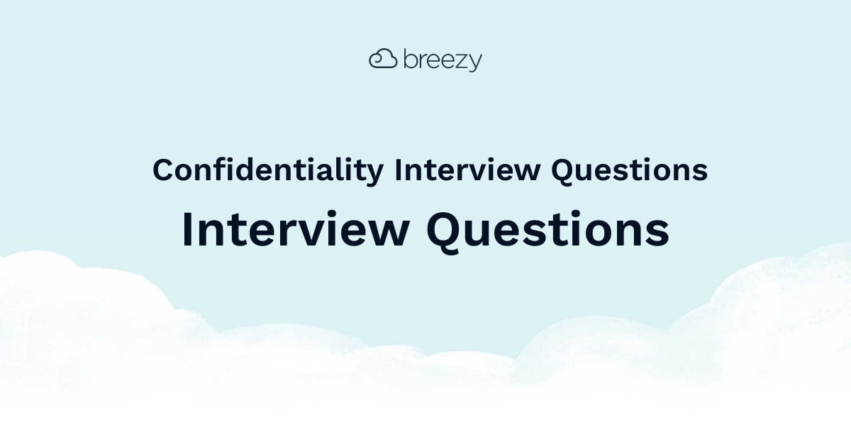 best confidential questions