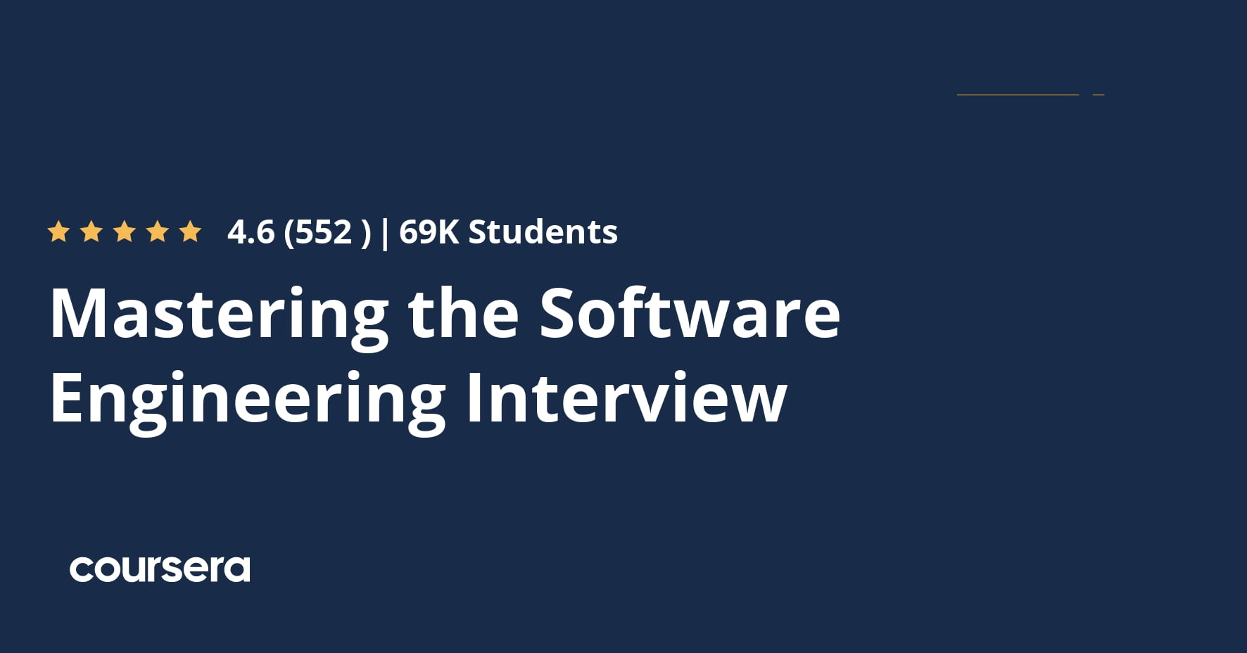 best coursera software engineer interview questions