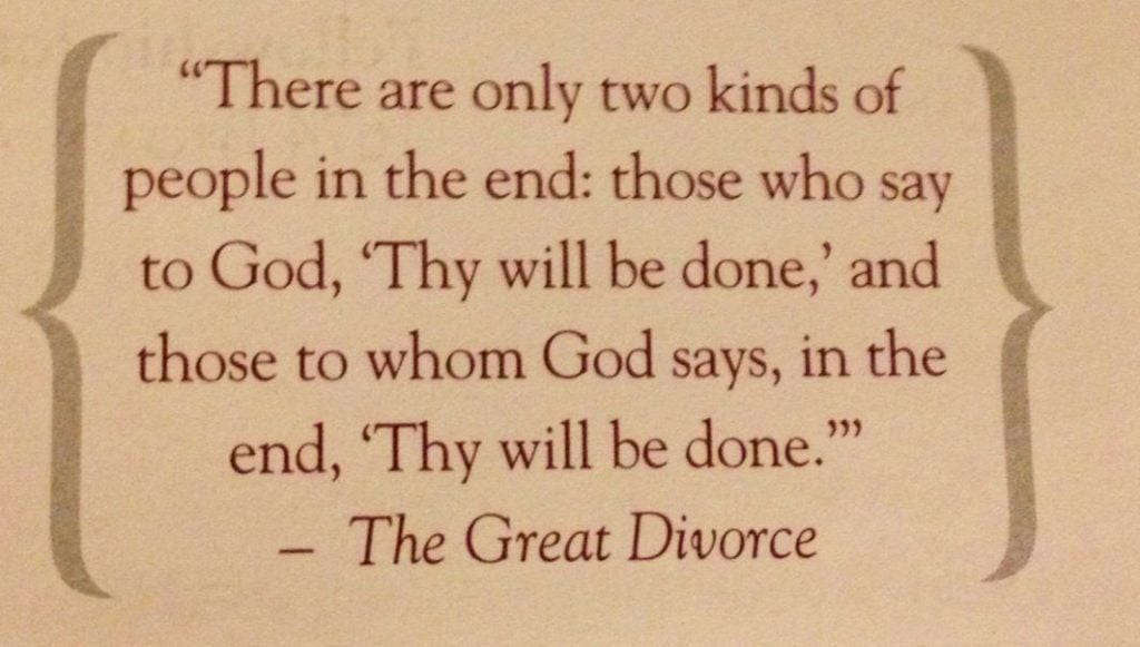 best cs lewis quotes the great divorce