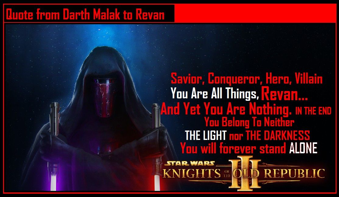best darth revan quotes