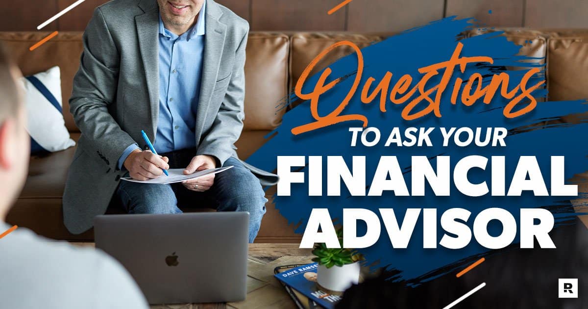 best dave ramsey questions for financial advisor