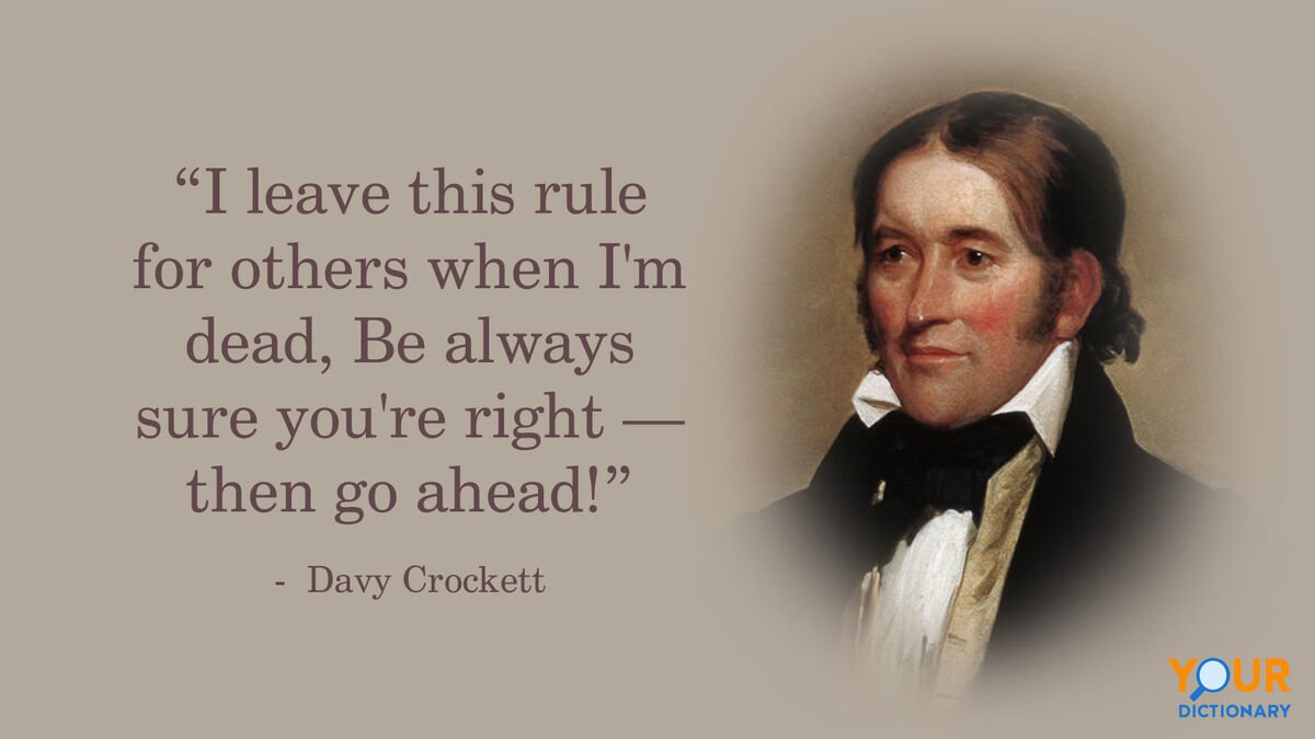 best davy crockett quotes