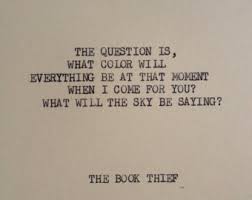 best death quotes in the book thief