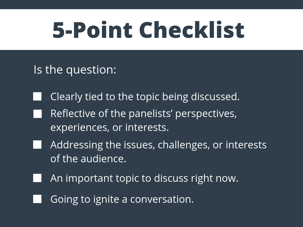best dei panel questions